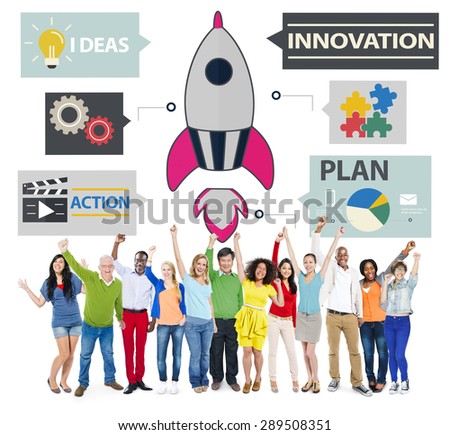 New Business Innovation Strategy Technology Ideas Concept
