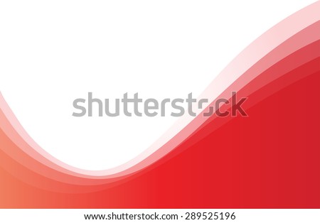 Vector lines drawing red wave background