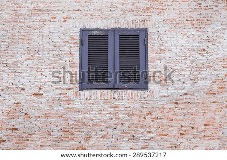 Window in brick