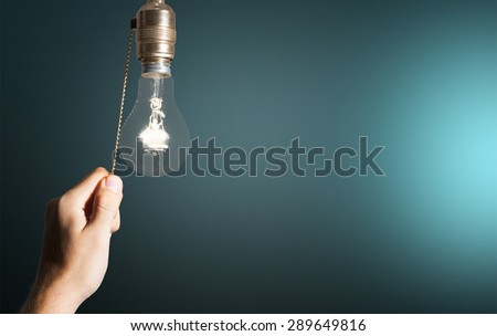 Switch, Light Switch, Light Bulb. Royalty-Free Stock Photo #289649816