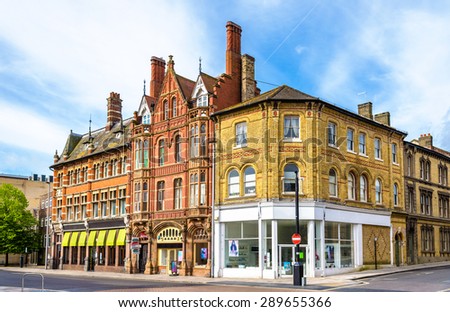 Houses in the city centre of Southampton, England Royalty-Free Stock Photo #289655366