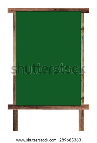 Green Board board isolated on white background