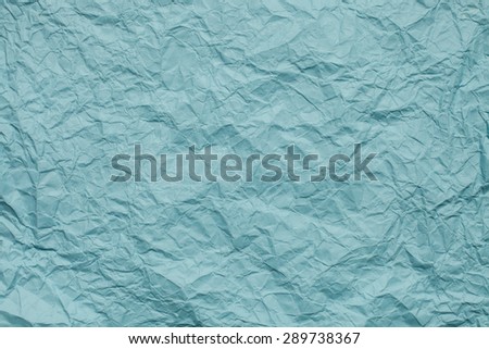 cyan Crumpled paper background