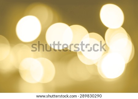Abstract gold vintage bokeh backround of happy new year or christmas light