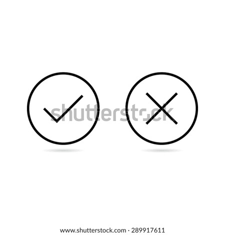 Simple Check Mark Icons