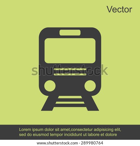 Train vector icon 