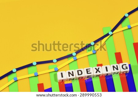 Business Term with Climbing Chart / Graph - Indexing