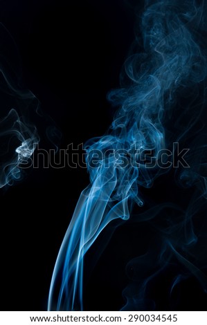 Smoke abstract background ,white smoke on black ground
