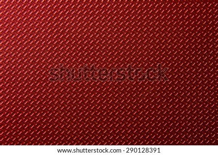 Red Metal Texture With Embossed Simple Oval Pattern