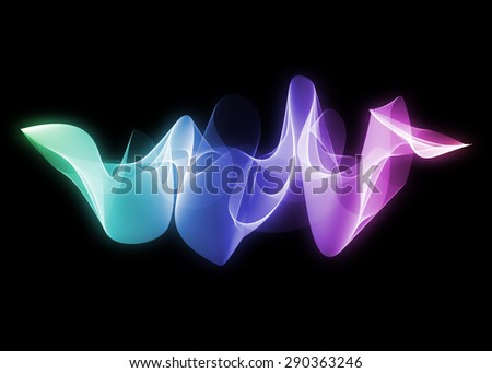 Abstract lights or swirl lights with a dark background for photoshop effects.