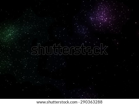 Abstract lights or swirl lights with stars dark background for photoshop effects and background.