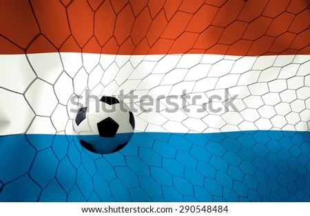 Netherlands soccer ball Color Vintage