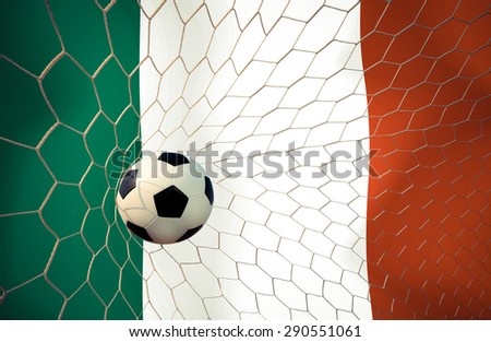 ITALY soccer ball Color Vintage