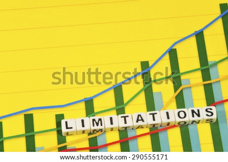 Business Term with Climbing Chart / Graph - Limitations