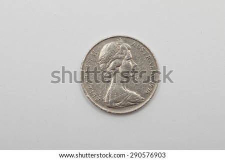 Australian 1976 Twenty Cent Coins - Heads Elizabeth II