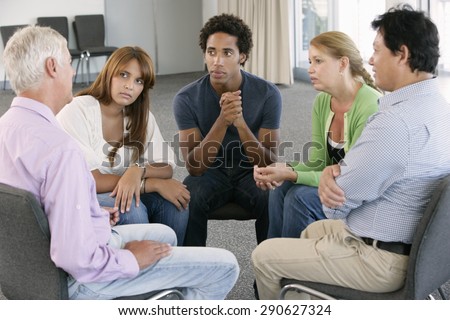 Meeting Of Support Group Royalty-Free Stock Photo #290627324