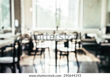 Abstract blur restaurant background - vintage effect style pictures