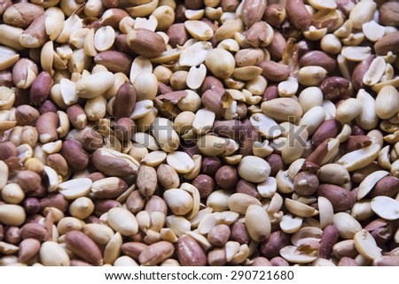 Nuts texture