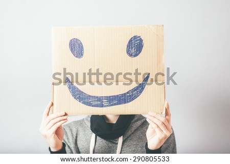 guy with a funny smiley