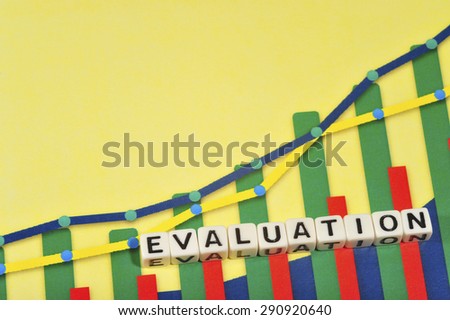 Business Term with Climbing Chart / Graph - Evaluation