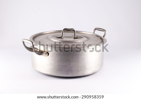 Picture of an Old Vintage Aluminium Pot