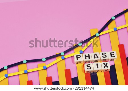 Business Term with Climbing Chart / Graph - Phase Six
