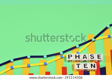 Business Term with Climbing Chart / Graph - Phase Ten