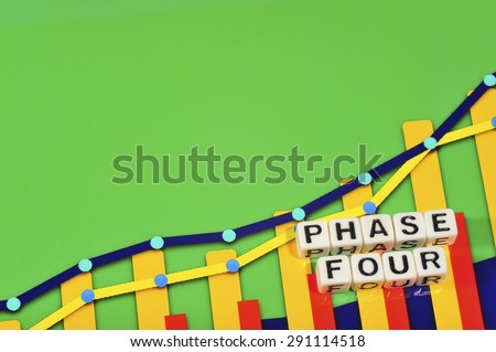 Business Term with Climbing Chart / Graph - Phase Four