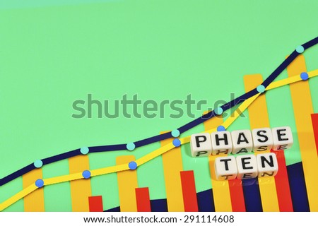 Business Term with Climbing Chart / Graph - Phase Ten