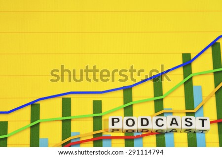 Business Term with Climbing Chart / Graph - Podcast