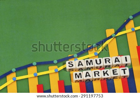 Business Term with Climbing Chart / Graph - Samurai Market