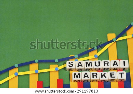 Business Term with Climbing Chart / Graph - Samurai Market