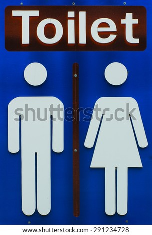 Toilet,toilet sign.