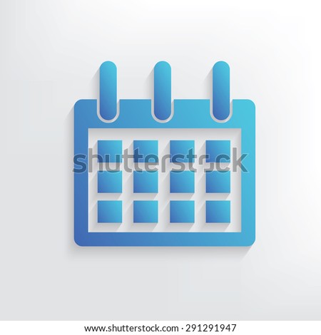 Calendar symbol design,clean vector