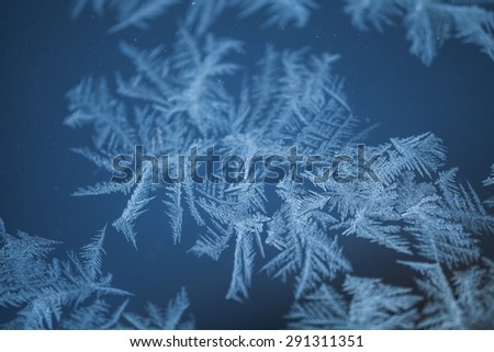 Frost, ice, pattern.