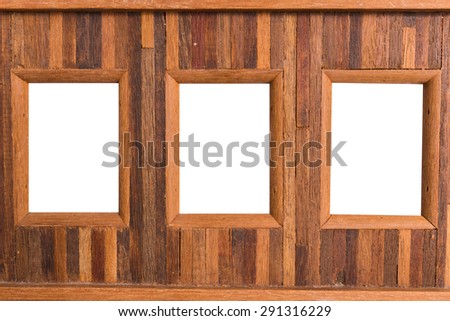 Blank Wooden Frame