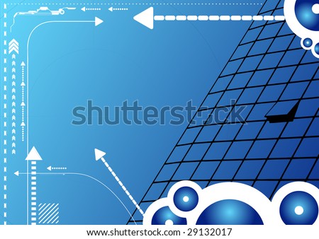 Editable vector abstract business background with space for your text.