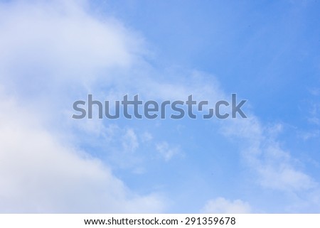 Beautiful sky with clouds for background