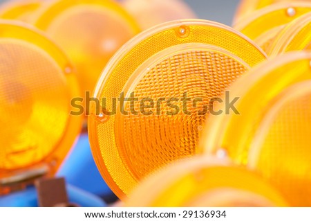The group of reflectors, focus on one of them