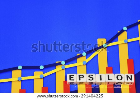 Business Term with Climbing Chart / Graph - Epsilon