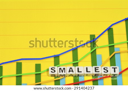 Business Term with Climbing Chart / Graph - Smallest