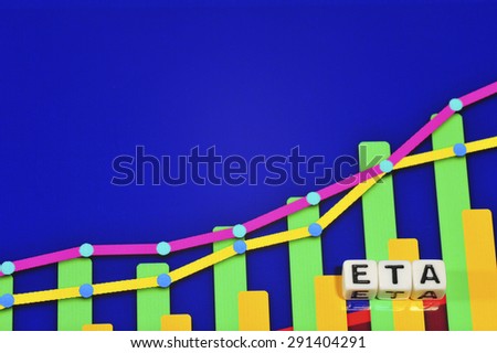 Business Term with Climbing Chart / Graph - Eta