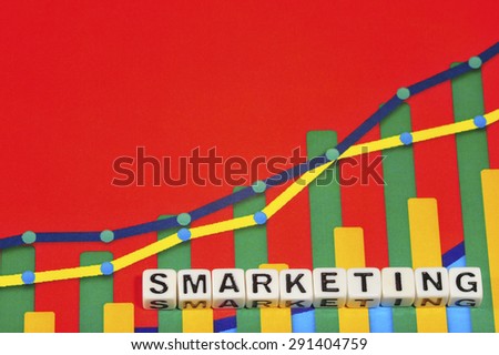 Business Term with Climbing Chart / Graph - Smarketing
