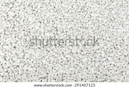 White stone gravel background texture. Royalty-Free Stock Photo #291407123