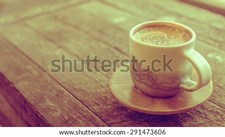 coffee cup - vintage effect style pictures.