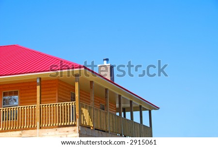 Red Roofed Cabin