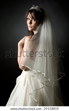 Shot of a Beautiful Teenage Bride