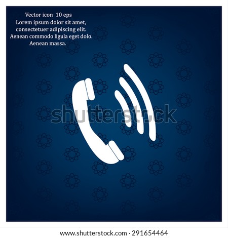 Phone symbol ,Illustration eps 10