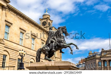 Duke of Wellington Statue
 in Edinburgh - Scotland