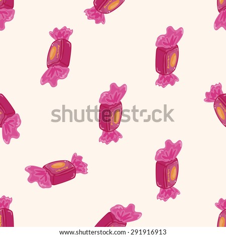 candy , cartoon seamless pattern background